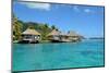 Luxury Thatched Roof Honeymoon Bungalows-pljvv-Mounted Photographic Print