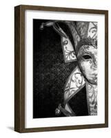 Luxury Venetian Mask-ValentinaPhotos-Framed Art Print