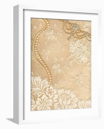 Luxury Wedding Background-Alisa Foytik-Framed Art Print