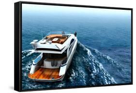 Luxury Yacht-ArchMan-Framed Stretched Canvas