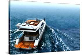 Luxury Yacht-ArchMan-Stretched Canvas