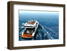 Luxury Yacht-ArchMan-Framed Photographic Print
