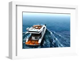 Luxury Yacht-ArchMan-Framed Photographic Print