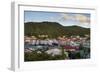 Luxury yachts, in the harbour of Gustavia, St. Barth (Saint Barthelemy), Lesser Antilles, West Indi-Michael Runkel-Framed Photographic Print