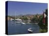 Luxury Yachts Moored at Cavtat, Dalmatia, Croatia-Graham Lawrence-Stretched Canvas