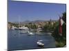 Luxury Yachts Moored at Cavtat, Dalmatia, Croatia-Graham Lawrence-Mounted Photographic Print