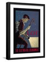 Luz Electrica del Excursionista-I. Pedro-Framed Art Print