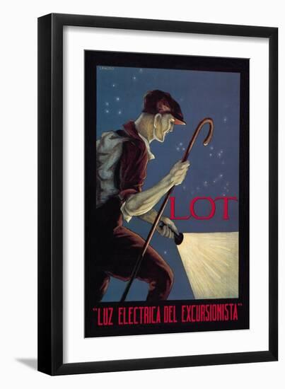Luz Electrica del Excursionista-I. Pedro-Framed Art Print