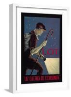 Luz Electrica del Excursionista-I. Pedro-Framed Art Print