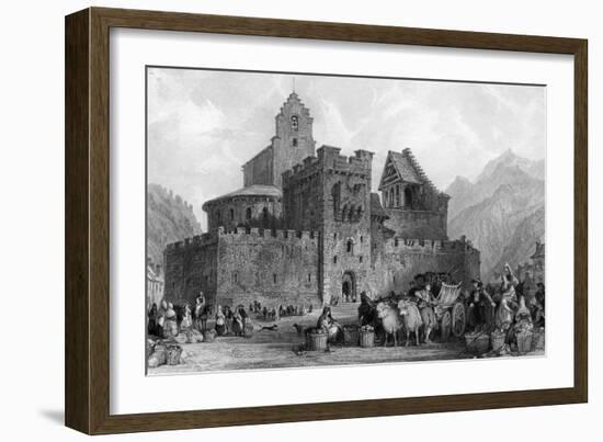 Luz Saint-Sauveur-Thomas Allom-Framed Art Print