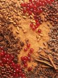 Spices, Nuts, Almonds and Cherries Forming a Surface-Luzia Ellert-Photographic Print