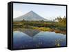 Luzon Island, Bicol Province, Mount Mayon, Near Perfect Volcano Cone, Philippines-Christian Kober-Framed Stretched Canvas