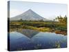 Luzon Island, Bicol Province, Mount Mayon, Near Perfect Volcano Cone, Philippines-Christian Kober-Stretched Canvas