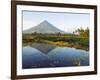 Luzon Island, Bicol Province, Mount Mayon, Near Perfect Volcano Cone, Philippines-Christian Kober-Framed Photographic Print