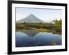 Luzon Island, Bicol Province, Mount Mayon, Near Perfect Volcano Cone, Philippines-Christian Kober-Framed Photographic Print