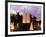 Luzon, Manila, Intramuros District - Rizal Park Fountain at Sunset, Philippines-Christian Kober-Framed Photographic Print