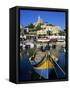 Luzzu Fishing Boat, Mgarr Harbour, Gozo, Malta, Mediterranean, Europe-Stuart Black-Framed Stretched Canvas