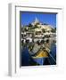 Luzzu Fishing Boat, Mgarr Harbour, Gozo, Malta, Mediterranean, Europe-Stuart Black-Framed Premium Photographic Print