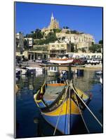 Luzzu Fishing Boat, Mgarr Harbour, Gozo, Malta, Mediterranean, Europe-Stuart Black-Mounted Photographic Print