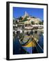 Luzzu Fishing Boat, Mgarr Harbour, Gozo, Malta, Mediterranean, Europe-Stuart Black-Framed Photographic Print