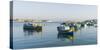 Luzzu Fishing Boats on the Harbor of Marsaxlokk, Malta-Martin Zwick-Stretched Canvas