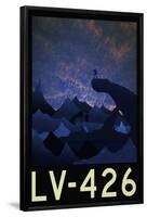 LV-426 Retro Travel Poster-null-Framed Poster