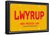 LWYRUP Plate-null-Framed Poster
