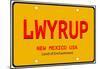 LWYRUP Plate-null-Mounted Poster