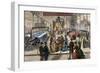 Lyall's Positive Motion Looms in Machinery Hall, Centennial Exposition Philadelphia, 1876-null-Framed Giclee Print