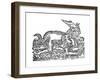 Lycanthropy: Forest Demon Captured in Germany in 1531-null-Framed Giclee Print