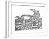 Lycanthropy: Forest Demon Captured in Germany in 1531-null-Framed Giclee Print