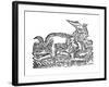 Lycanthropy: Forest Demon Captured in Germany in 1531-null-Framed Giclee Print