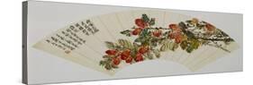 Lychee - from 'Flowers and Calligraphy'-Wu Changshuo-Stretched Canvas