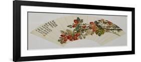 Lychee - from 'Flowers and Calligraphy'-Wu Changshuo-Framed Giclee Print