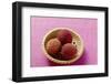 Lychees in Basket-Foodcollection-Framed Photographic Print