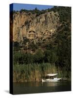 Lycian Rock Tombs, Carian, Dalyan, Mugla Province, Anatolia, Turkey, Eurasia-Jane O'callaghan-Stretched Canvas