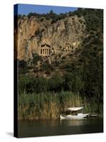 Lycian Rock Tombs, Carian, Dalyan, Mugla Province, Anatolia, Turkey, Eurasia-Jane O'callaghan-Stretched Canvas