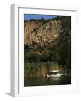 Lycian Rock Tombs, Carian, Dalyan, Mugla Province, Anatolia, Turkey, Eurasia-Jane O'callaghan-Framed Photographic Print