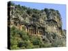 Lycian Rock Tombs, Dalyan, Turkey, Eurasia-Jean O'callaghan-Stretched Canvas