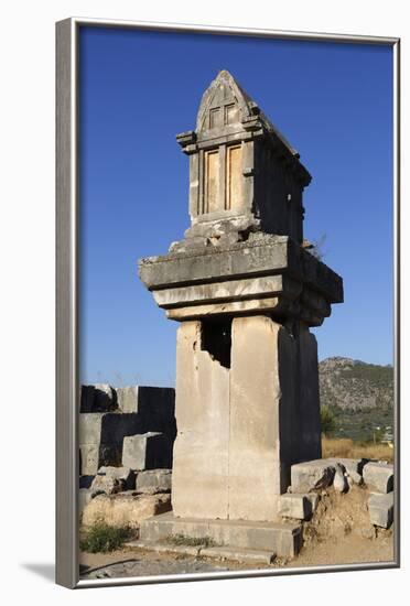 Lycian Tomb, Xanthos, Near Kalkan-Stuart Black-Framed Photographic Print