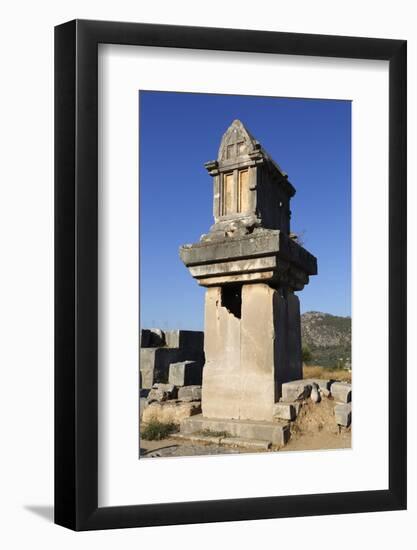 Lycian Tomb, Xanthos, Near Kalkan-Stuart Black-Framed Photographic Print