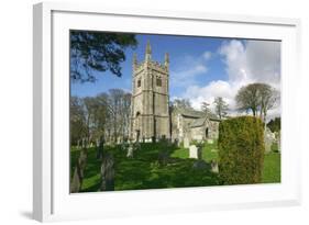 Lydford Church, Devon-Peter Thompson-Framed Photographic Print