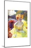 Lydia at the Theater-Mary Cassatt-Mounted Giclee Print