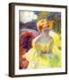 Lydia at the Theater-Mary Cassatt-Framed Giclee Print