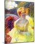 Lydia at the Theater-Mary Cassatt-Mounted Giclee Print