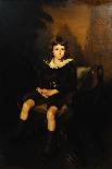 Portrait of a Boy Seated Full Length in a Chair, (Oil on Canvas)-Lydia Field Emmett-Framed Giclee Print