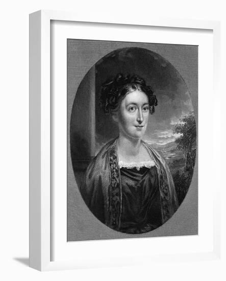 Lydia Huntly Sigourney-Charles Kennedy Burt-Framed Giclee Print