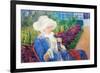 Lydia in the Garden of Marly-Mary Cassatt-Framed Premium Giclee Print