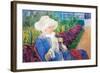 Lydia in the Garden of Marly-Mary Cassatt-Framed Art Print