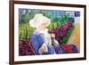 Lydia In The Garden of Marly-Mary Cassatt-Framed Art Print